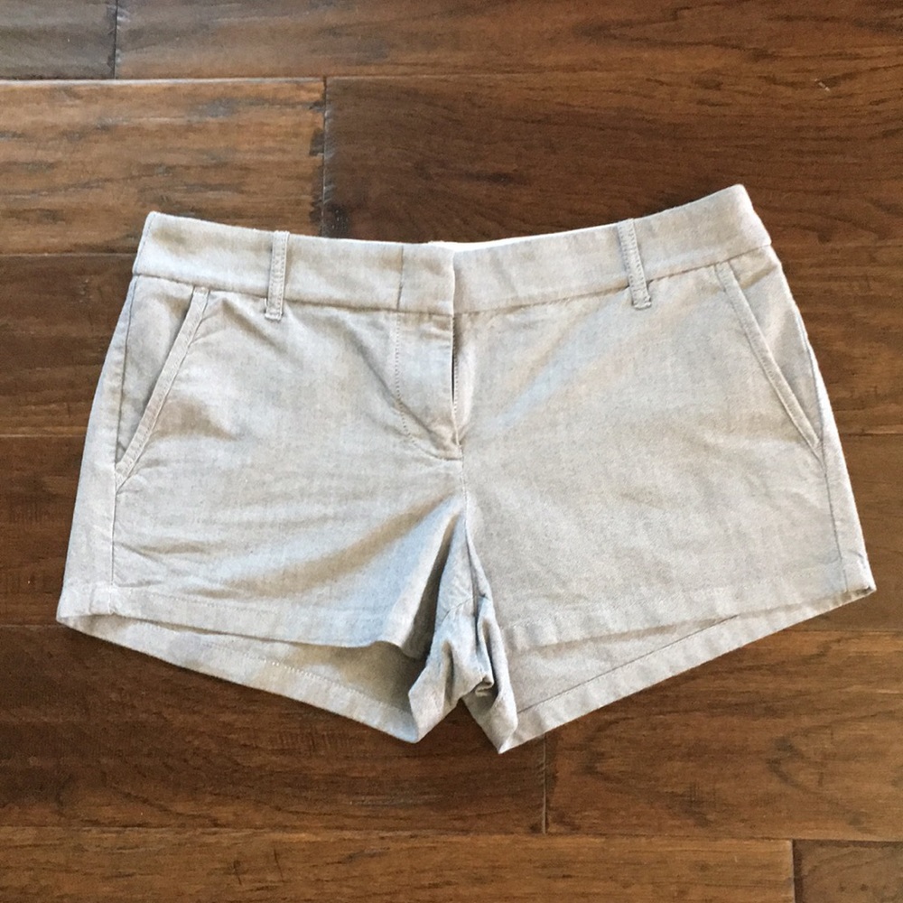J.Crew Shorts. Cotton - Tweed-like Grey.